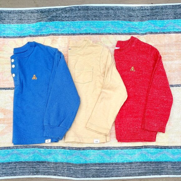 BUNDLE size 3T boy's shirts GAP - Picture 1 of 9